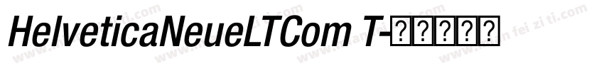 HelveticaNeueLTCom T字体转换